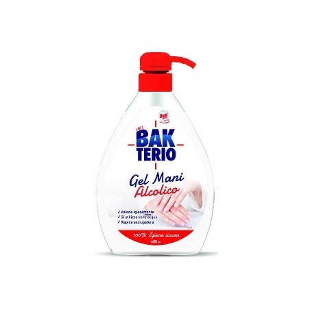 BAKTERIO 600 ML GEL MANI IGIENIZZANTE