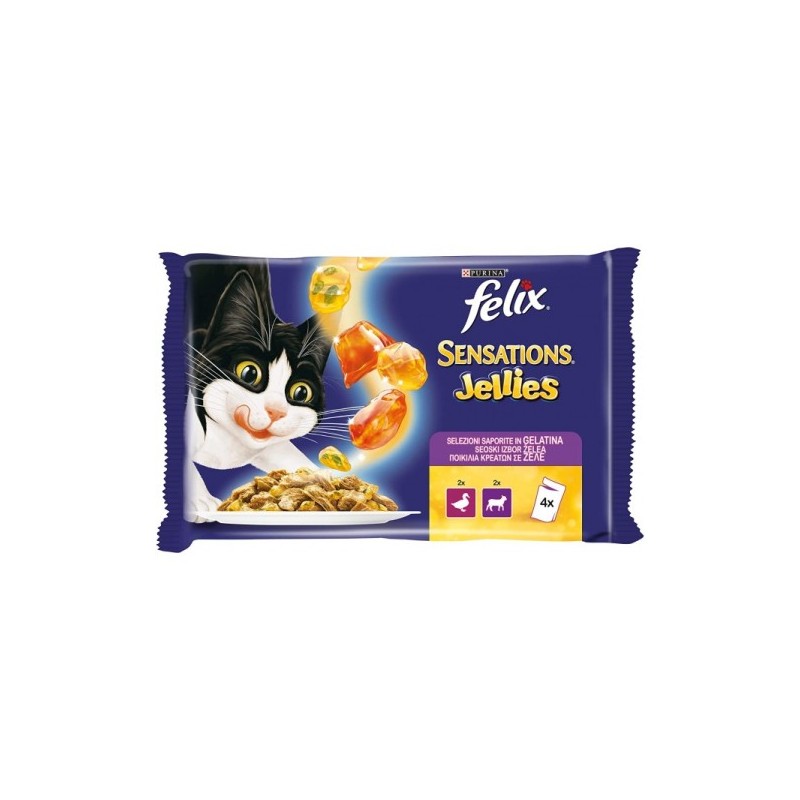 FELIX  JELLIES ANATRA/ AGNELLO 4X85 GR