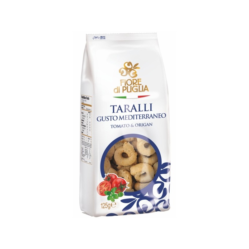 TARALLI GUSTO MEDITERRANEO 125GR