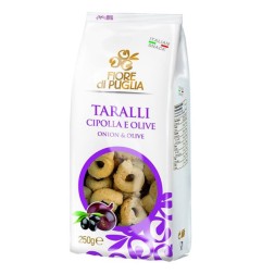 TARALLI CIPOLLA E OLIVE 250 GR