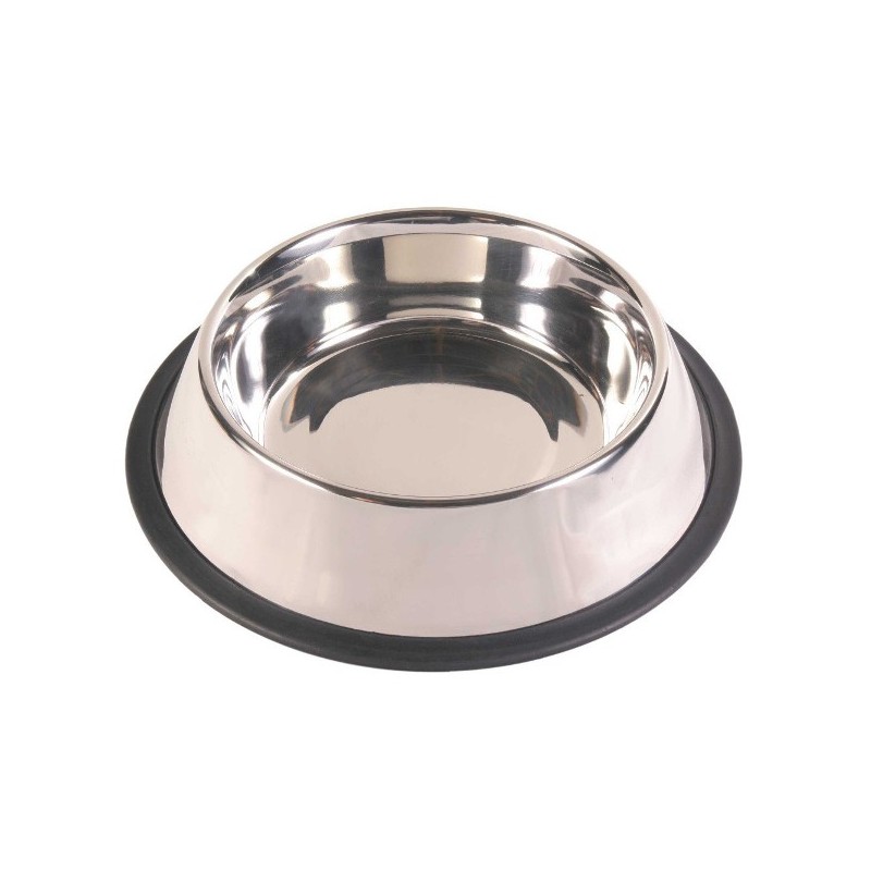 STAINLESS STEEL ANTI  SKID  PLAIN DOG BO