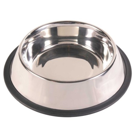 STAINLESS STEEL ANTI  SKID  PLAIN DOG BO