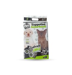 SETABLU TAPPETINI PET CARBONI ATTIV 60X90CM 10PZ