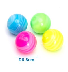 LED FLASHING GALAXY BALLS D6 8CM PINK GR