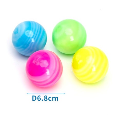 LED FLASHING GALAXY BALLS D6 8CM PINK GR