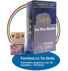 ESP  FIAMMIFERI FAMILIARI LE TRE STELLE
