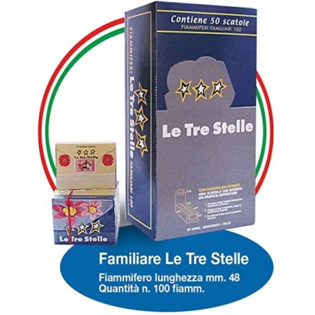 ESP  FIAMMIFERI FAMILIARI LE TRE STELLE