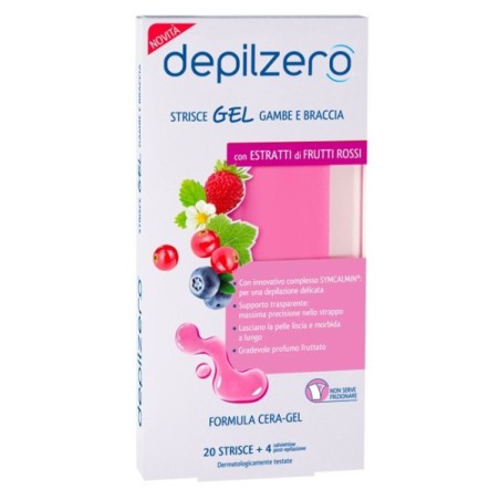 DEPILZERO STRISCE DEPIL. X 24 GAMBE