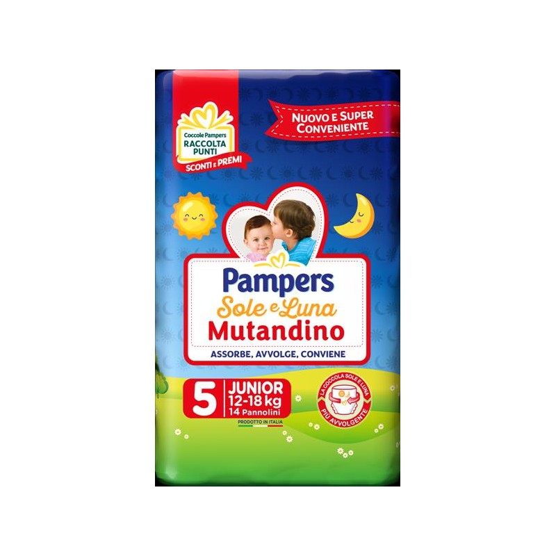 PAMPERS SOLE E L.MUTAND.JUNIOR