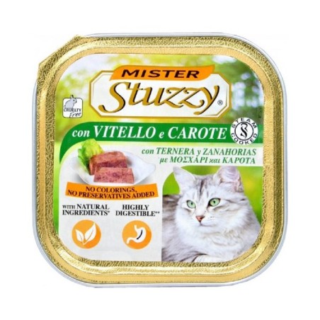 STRUZZY CAT PATE VITELLO CAR. 100GR