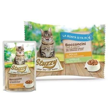 STRUZZY CAT POLLO VITELLO 4X85GR