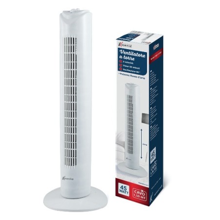 VENTILATORE A TORRE 45W CM.80