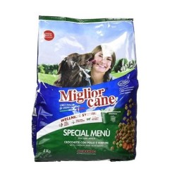 MIGLIOR CANE CROCCH.POLLOeVERDURE 4 KG.