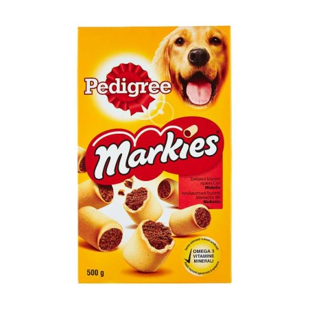 PEDIGREE MARKIES BISCOT.CON CARNE/ MIDOLLO 500GR