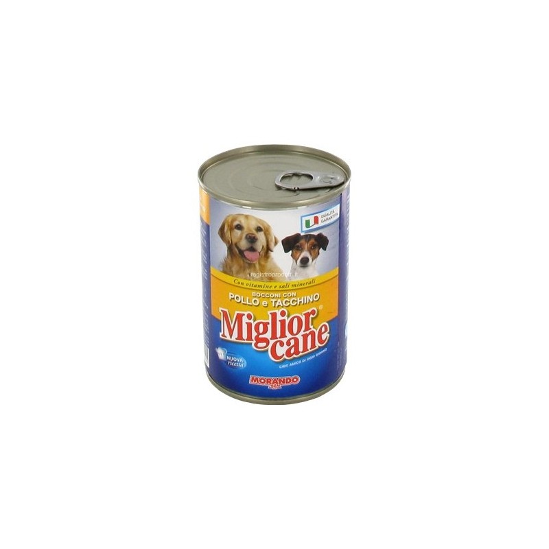 MIGLIOR CANE BOCCONI POLLO E TACCHINO 405 GR