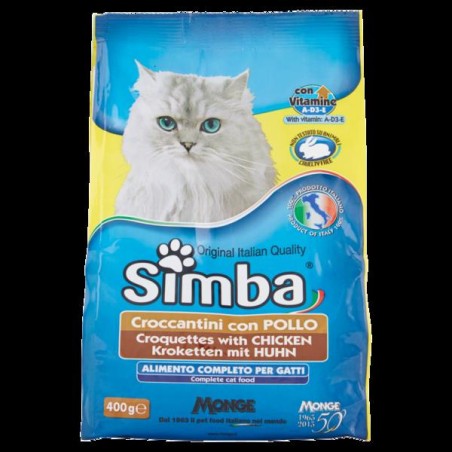 SIMBA CROCCHETTE GATTO  POLLO 400 GR