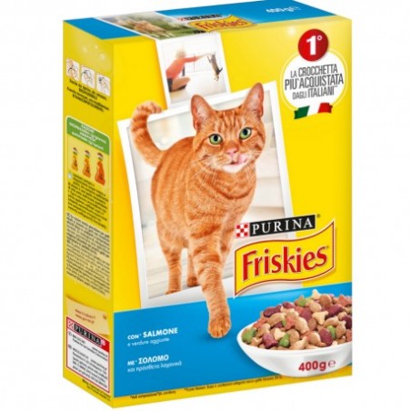 PURINA FRISKIES GATTO 400GR CROCCANTINI CON SALMONE