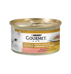 GOURMET GOLD SALMONE & POLLO 85GR