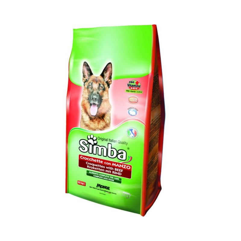 SIMBA DOG CROCCHETTE  MANZO 20 KG