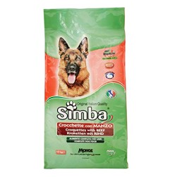 CROCCHETTE CANE SIMBA MANZO 10 KG