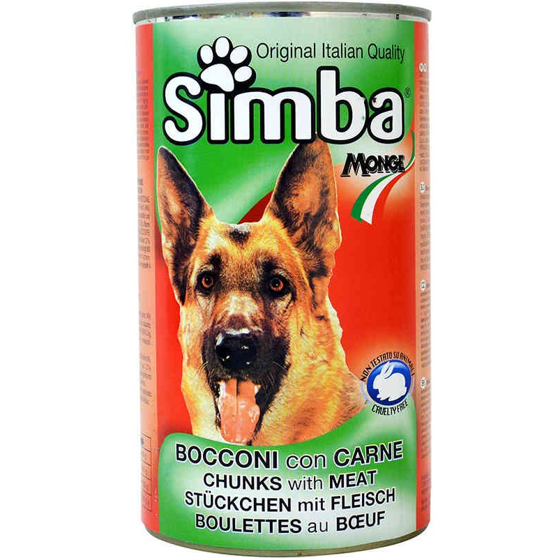 BARATTOLO BOCCONCINI CANE SIMBA CARNE VITELLO 415