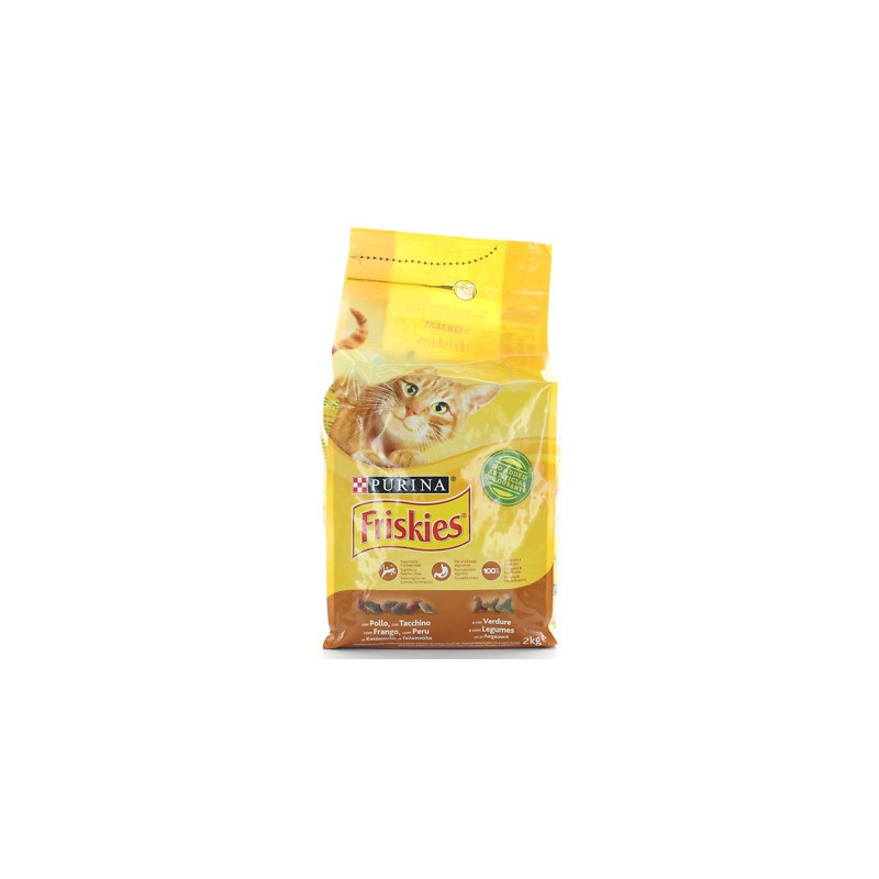 PURINA FRIESKIES GATTO ADULTO POLLO E TACCHINO 2KG