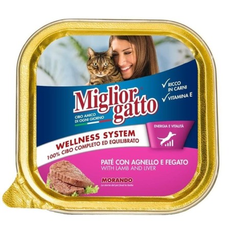 MIGLIOR GATTO PATE' AGNELLO 100 GR