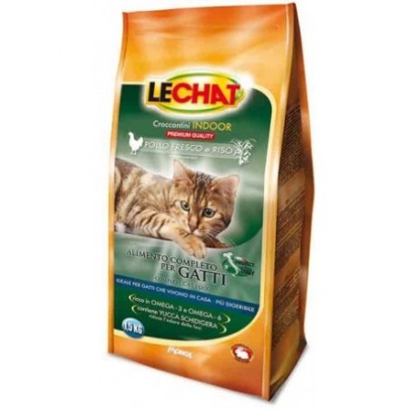 LECHAT CROCCANTINI  POLLO FRESCO E RISO 1.5 KG