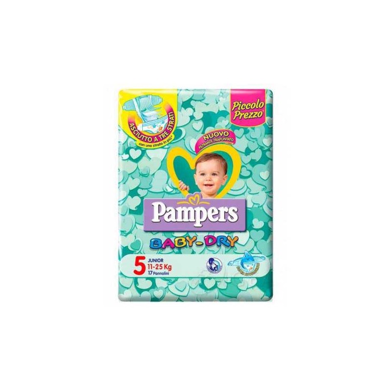 PANNOLINI PAMPERS BABY DRY N.5