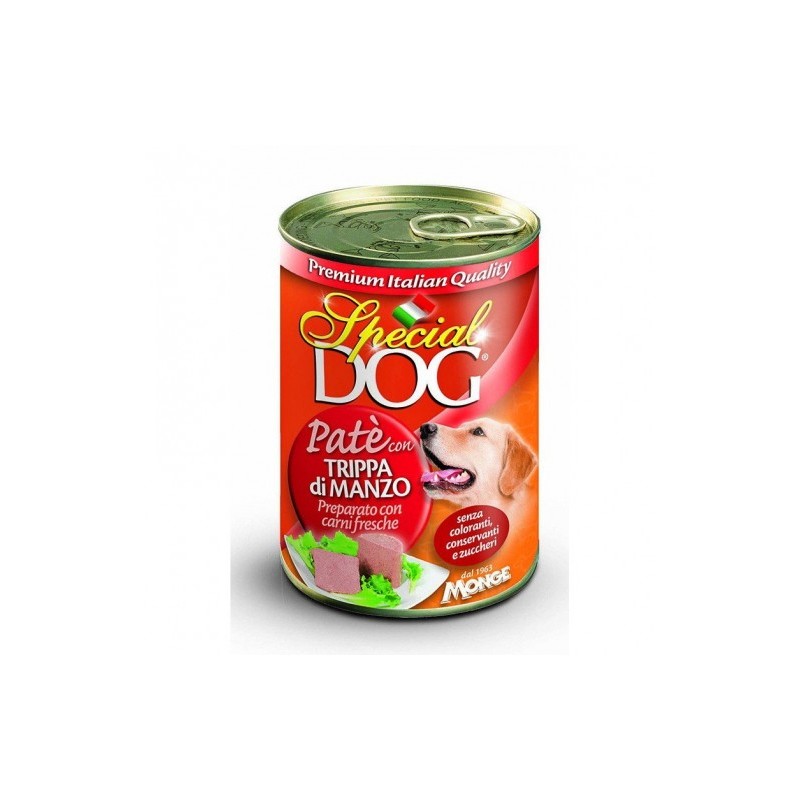 PATE' CANE SPECIAL DOG TRIPPA DI MANZO 400 GR