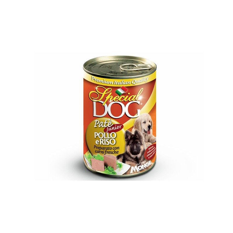 PATE' CANE SPECIAL DOG POLLO E RISO 400 GR