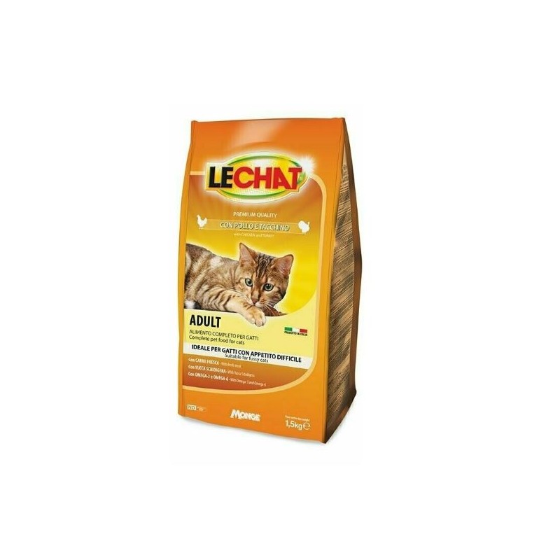 LECHAT CROCCANTINI  POLLO E TACCHINO 1.5 KG