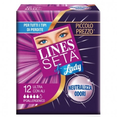 LINES SETA LADY ASSORB.  12 PZ