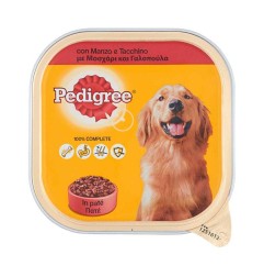 PEDIGREE PATE' VASCHETTA MANZO E TACCHINO 300 GR