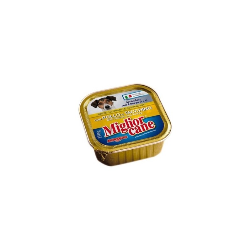 MIGLIOR CANE PATE' POLLOETACCHINO VASCHETTA 150 GR