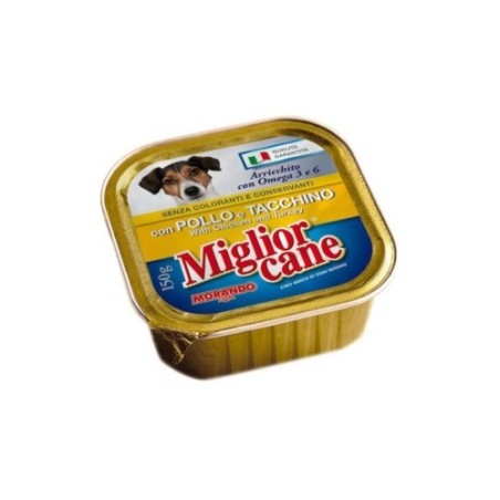 MIGLIOR CANE PATE' POLLOETACCHINO VASCHETTA 150 GR