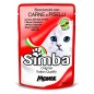 BOCCONCINI GATTO SIMBA CARNE E PISELLI 100 GR