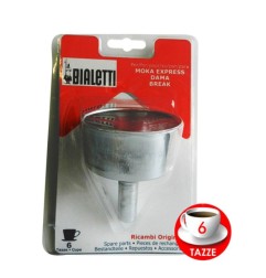 Bialetti Macchina Macchinetta Caffè Moka 1 tazza - MOKINA 1TZ