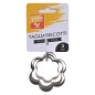 TAGLIABISCOTTI A FORMA DI FIORE 3PZ ACCIAIO INOX