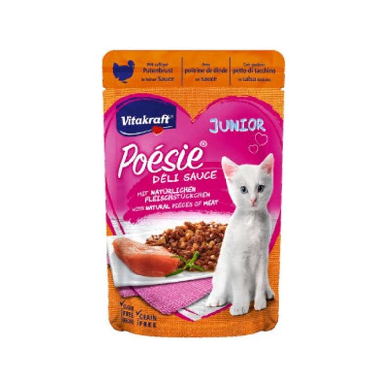 POESIE DELISAUCE+TACCHINO JUNIOR 85GR