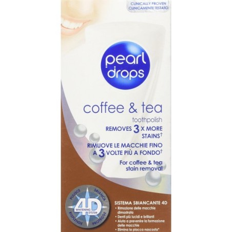 PEARL DROPS DENTIFR.SBIANC. MACCHIE CAFFE'&THE