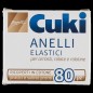 CUKI ANELLI ELASTICI PER ARROSTI 80 PZ