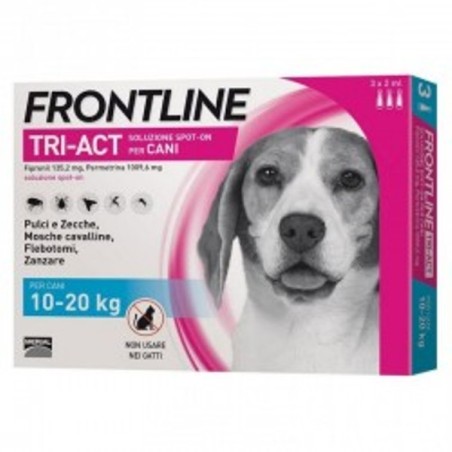 FRONTLINE TRI-ACT 3 PIP 10-20KG 2ML