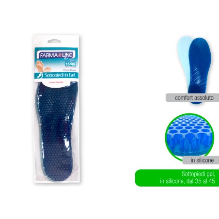 SOLETTA GEL FAMA+LINE NR.35-45 BLU