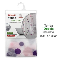 TENDA DOCCIA 200X180 CUORE