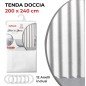 TENDA PER DOCCIA SUNLUX CM.200X240