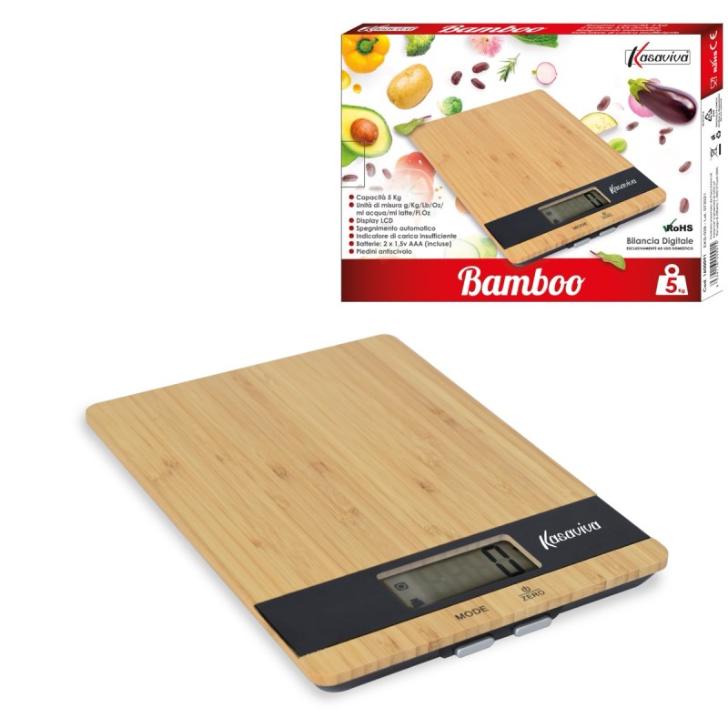 BILANCIA BAMBOO DIGITALE 5KG