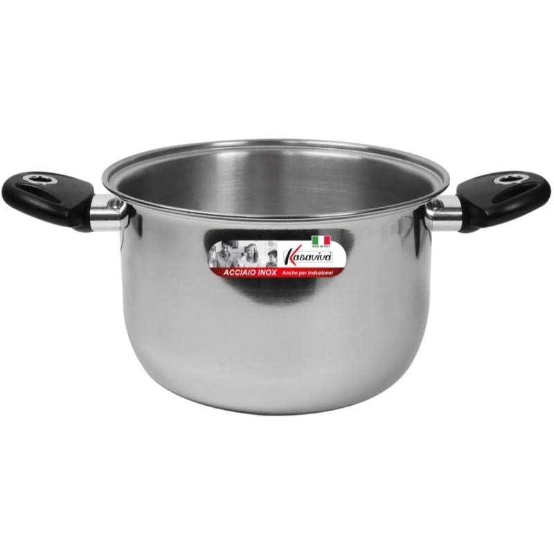 PENTOLA ACCIAIO INDUZIONE CM 22