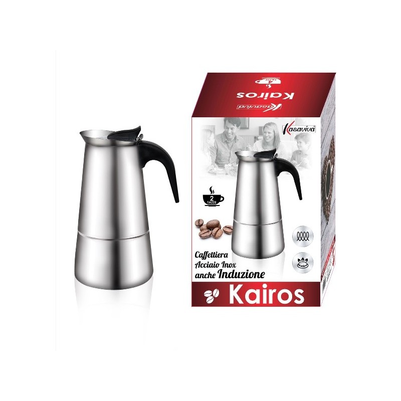 CAFFETTIERA INOX KAIROS TZ.2