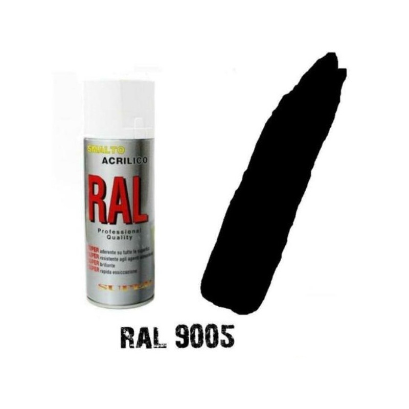 SPRAY NERO LUCIDO RAL 9005